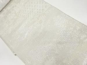 リサイクル　光悦寺に秋草・紅葉模様織出し袋帯